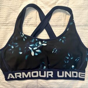 Under Armour Women's navy Blue Sports Bra